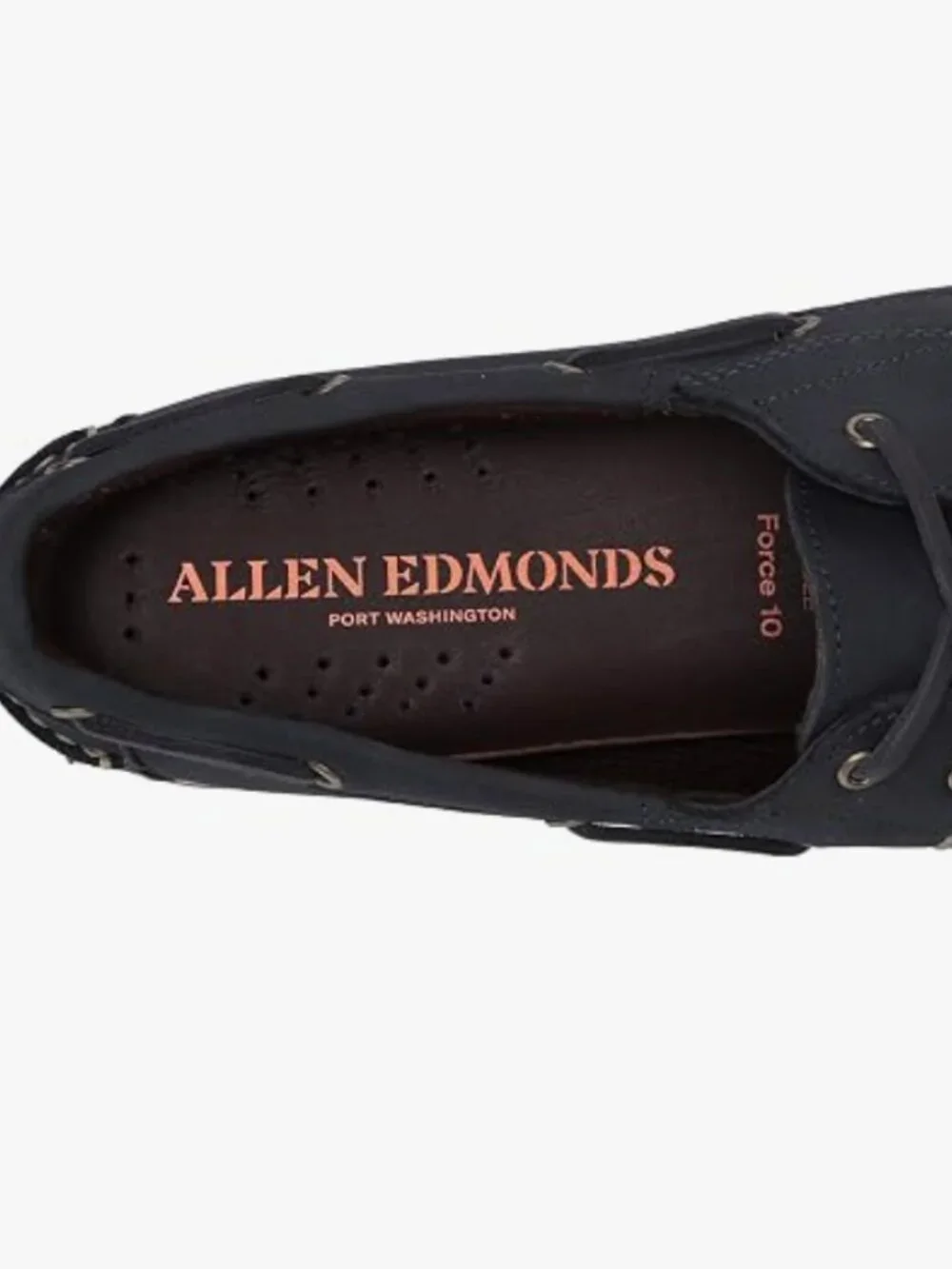 Allen Edmonds Blue Suede Force 10 Boat Shoes